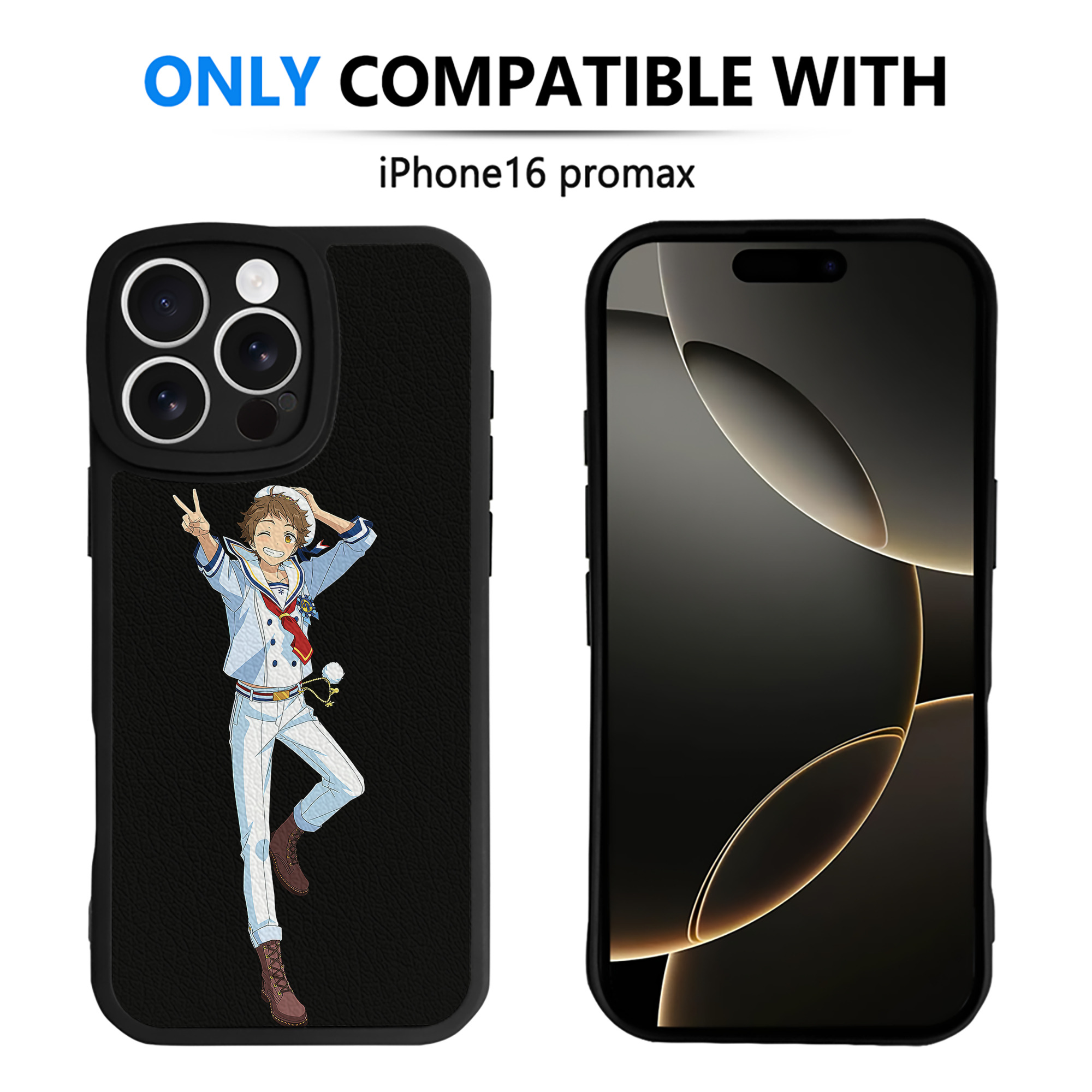 （画像用） あんさんぶるスターズ! Ensemble Stars 【iPhone 16シリーズ対応】シリコンスマホケース（レザー調） 材質：シリコン